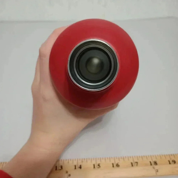 Miami Heat Red Tumbler Thermos Stainless Steel Travel Mug Basketball 12" Tall - Picture 6 of 7